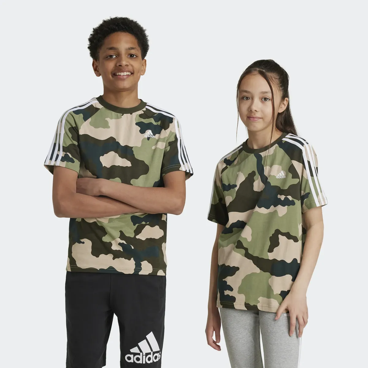 

Футболка Adidas Sportswear "J BL CAMO T", белый