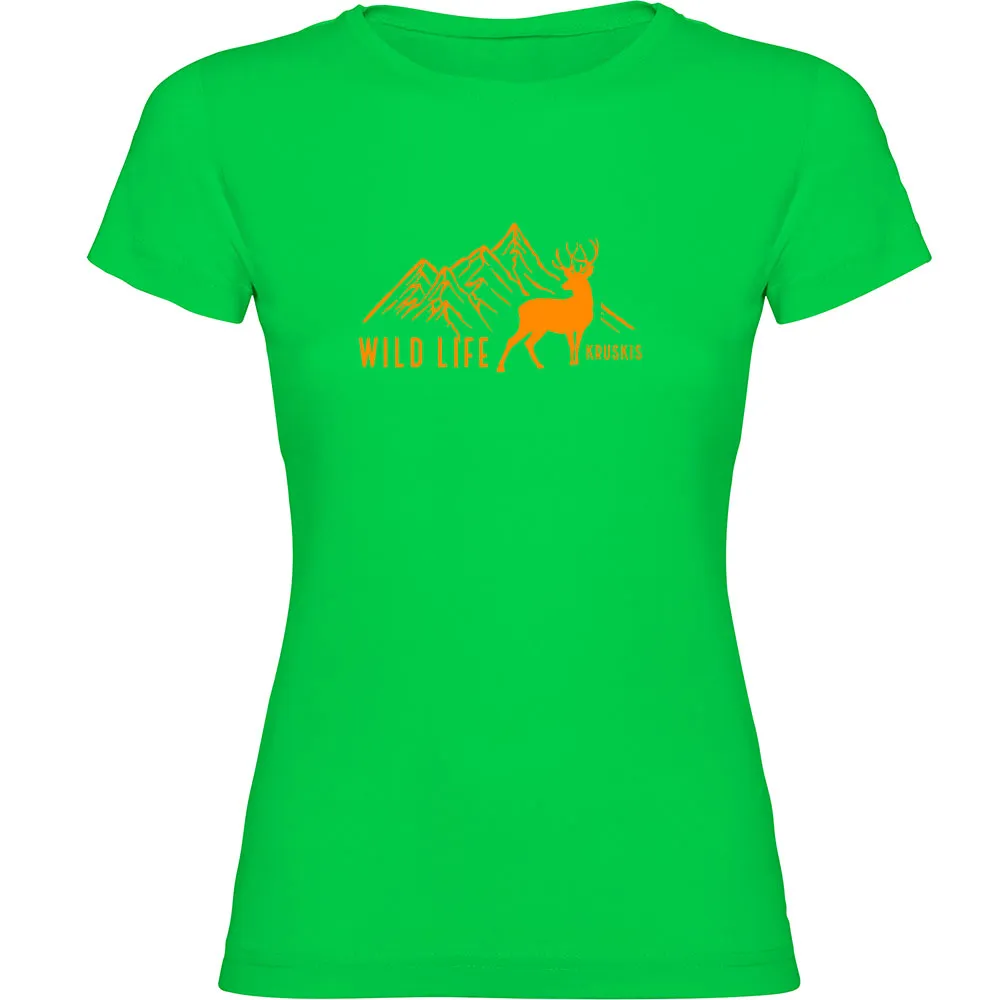 

Футболка с коротким рукавом Kruskis Wild Life, зеленый