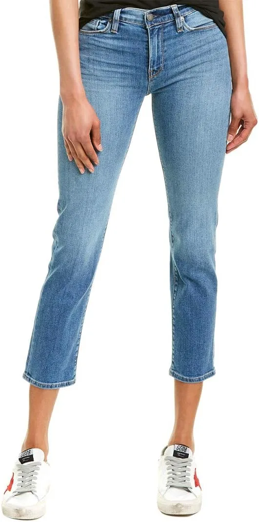 

Hudson Womens Nico Mid Rise, Straight Leg Jean