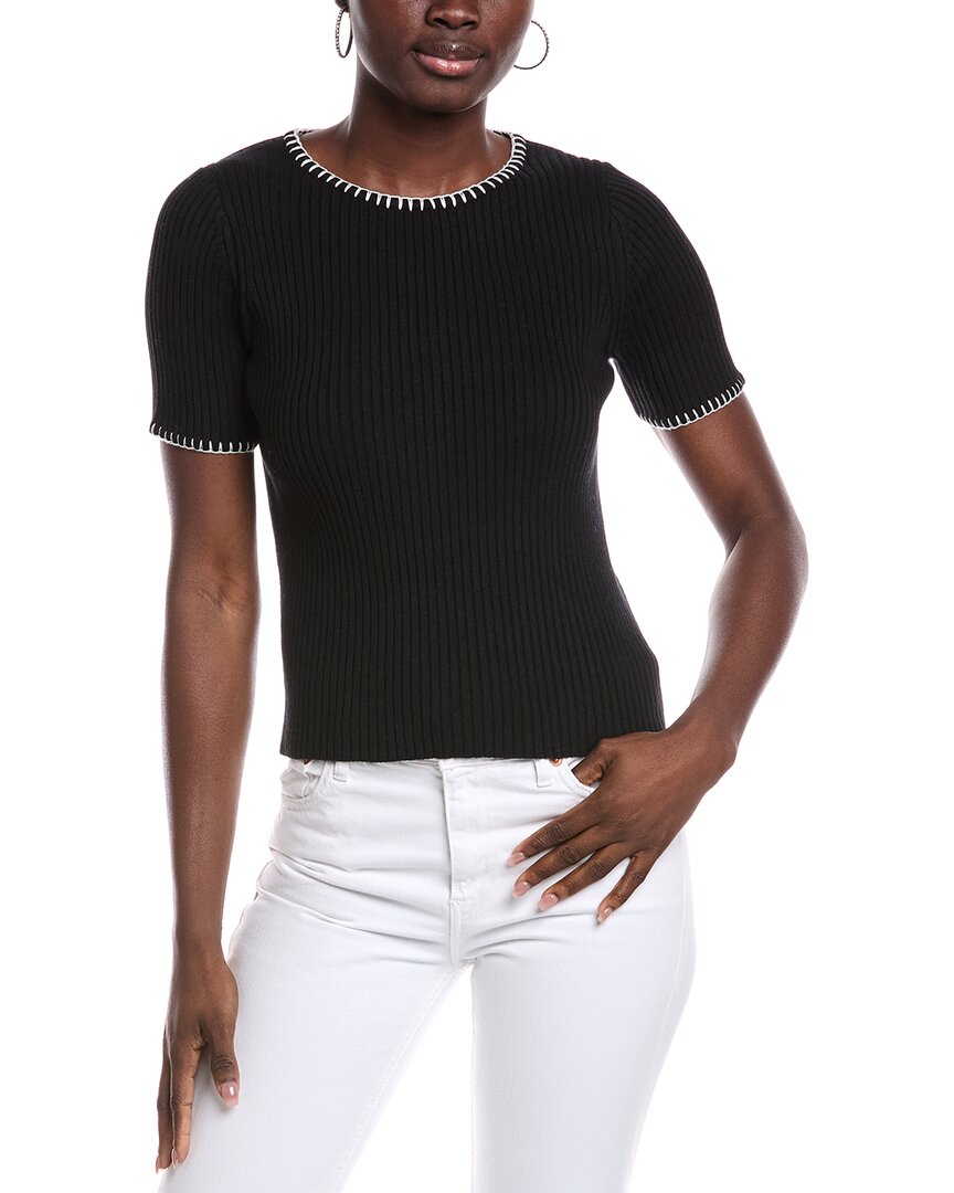 

Футболка из ребристой кашемировой смеси NAADAM, черный