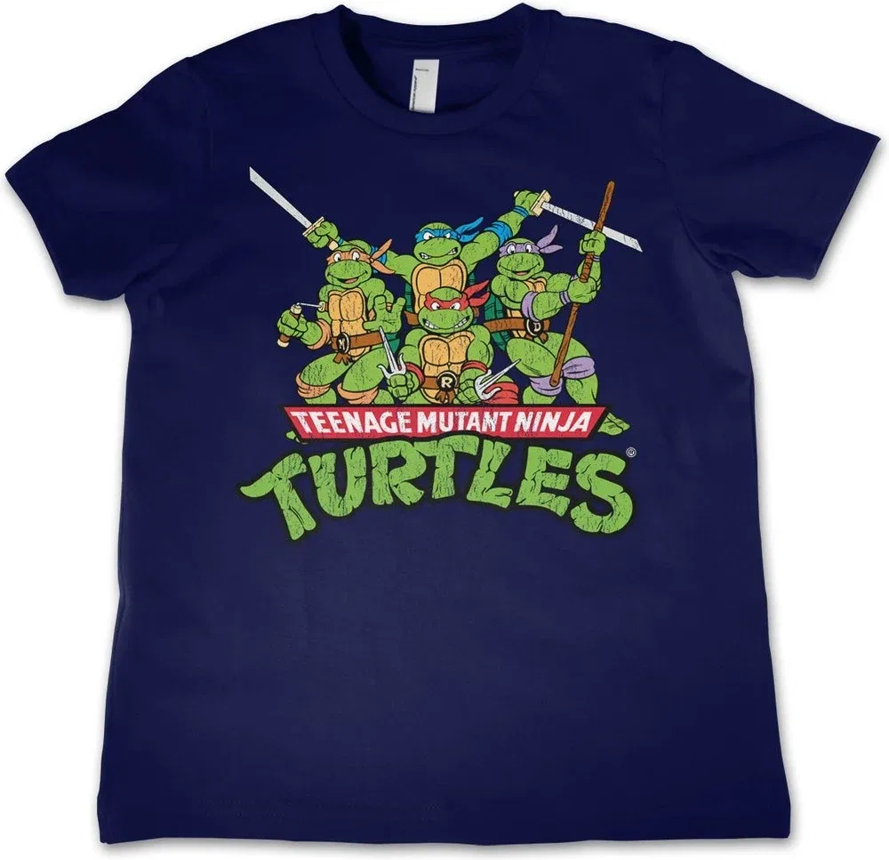 Футболка с принтом Teenage Mutant Ninja Turtles, синий