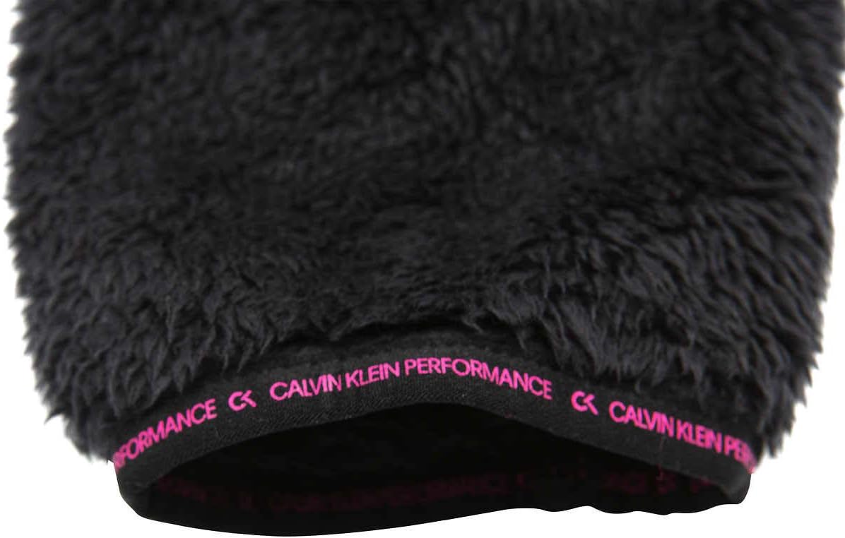Толстовка с капюшоном Calvin Klein Youth с флисовой подкладкой и искусственным мехом, Black — фото 4