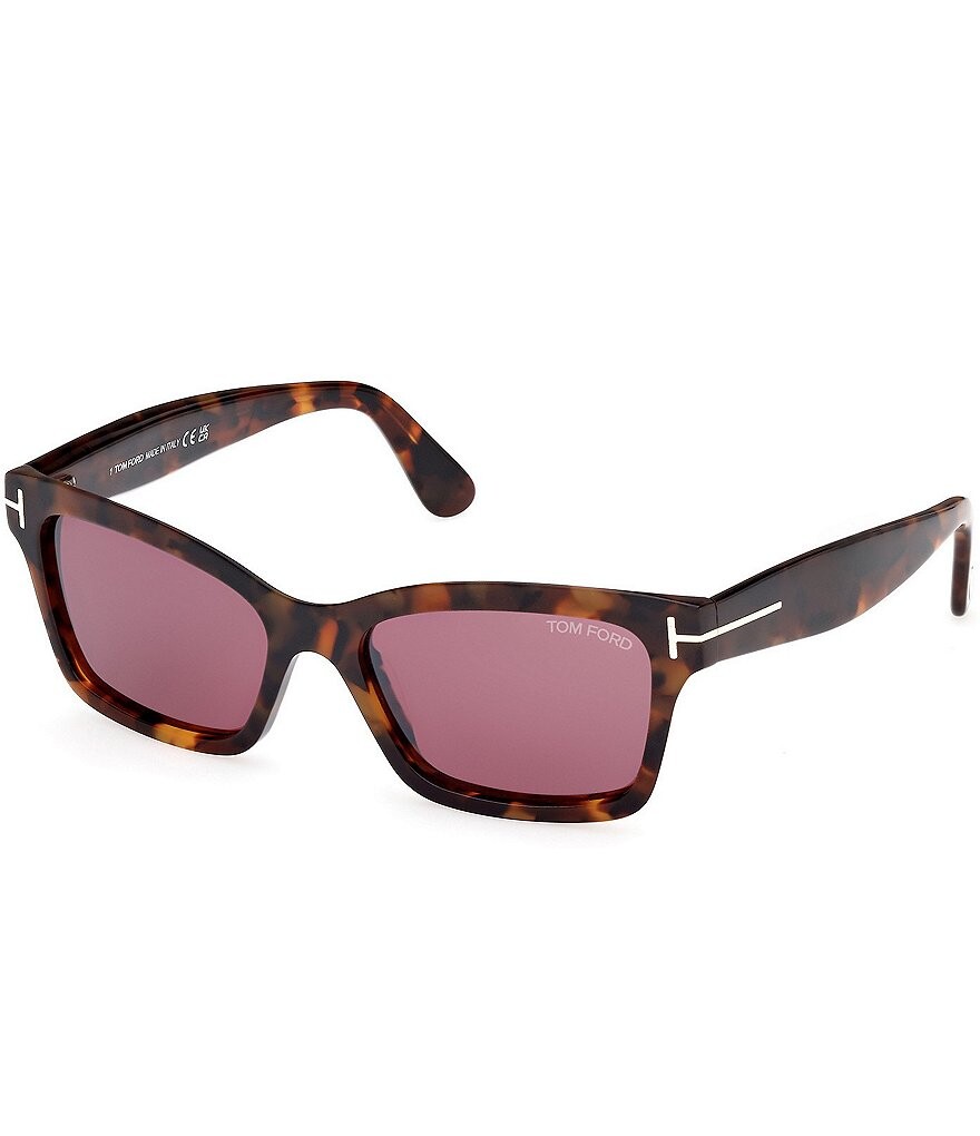 

Женские солнцезащитные очки TOM FORD Mikel 54 мм Havana Square, коричневый