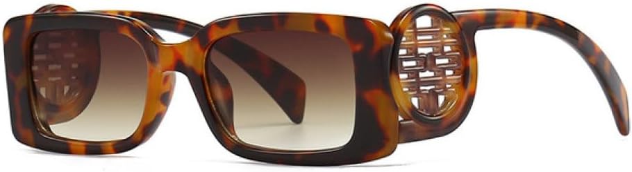 

Винтажные маленькие прямоугольные солнцезащитные очки для женщин, круглые солнцезащитные очки с градиентной сеткой для мужчин, очки в стиле хип-хоп, защита от ультрафиолета UV400 LANGSER, C8 Glasses