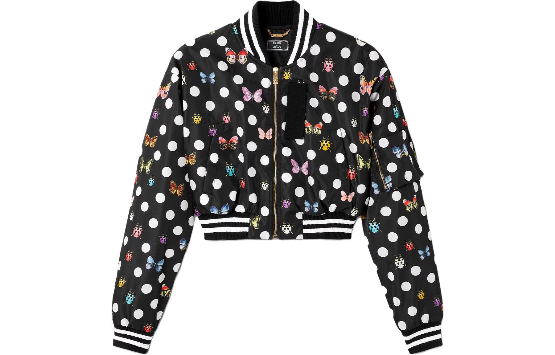 

Куртка женская черная VERSACE, Черный, Куртка женская черная VERSACE