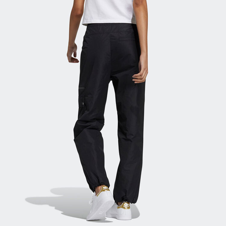 Clover Series Clothing Cargo Pants Women's Black Adidas Originals — фото 3