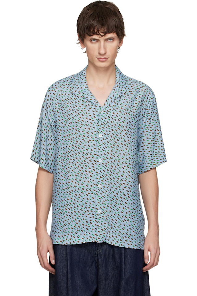 

Футболка с коротким рукавом с принтом «Танец на экране» Paul Smith, синий