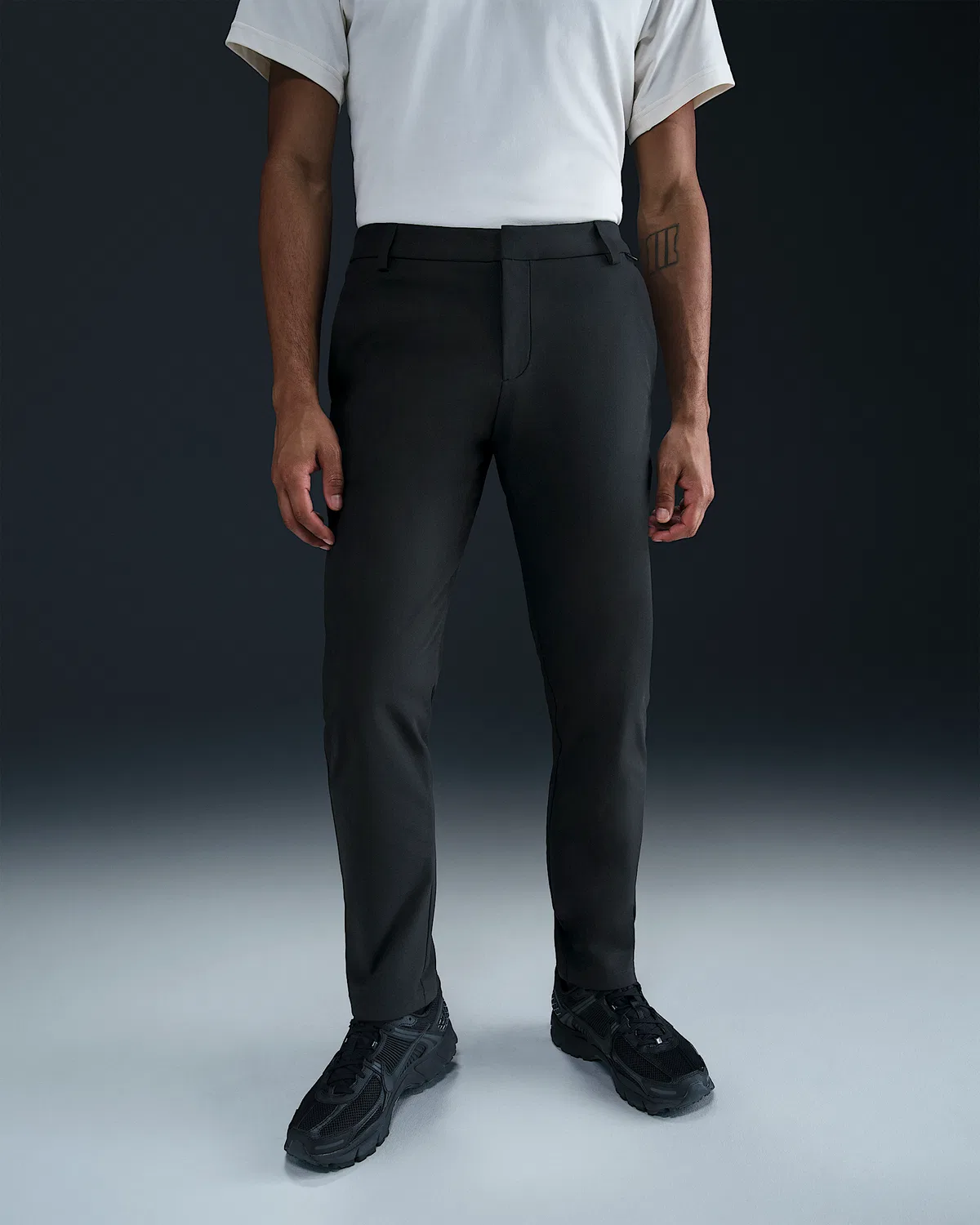 Мужские брюки-чинос Dri-FIT Slim Nike 24.7 PerfectStretch, Black/Black/Dark Smoke Grey — фото 2