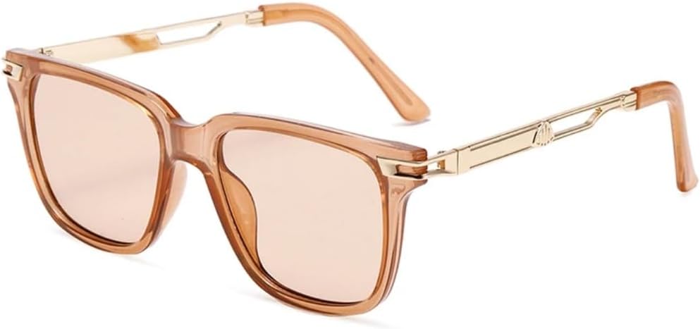 

Мужские солнцезащитные очки в металлической оправе, модные ретро-очки с защитой от УФ-излучения UV400, женские классические очки, роскошные очки в стиле стритвеар TKKTLLT, C2