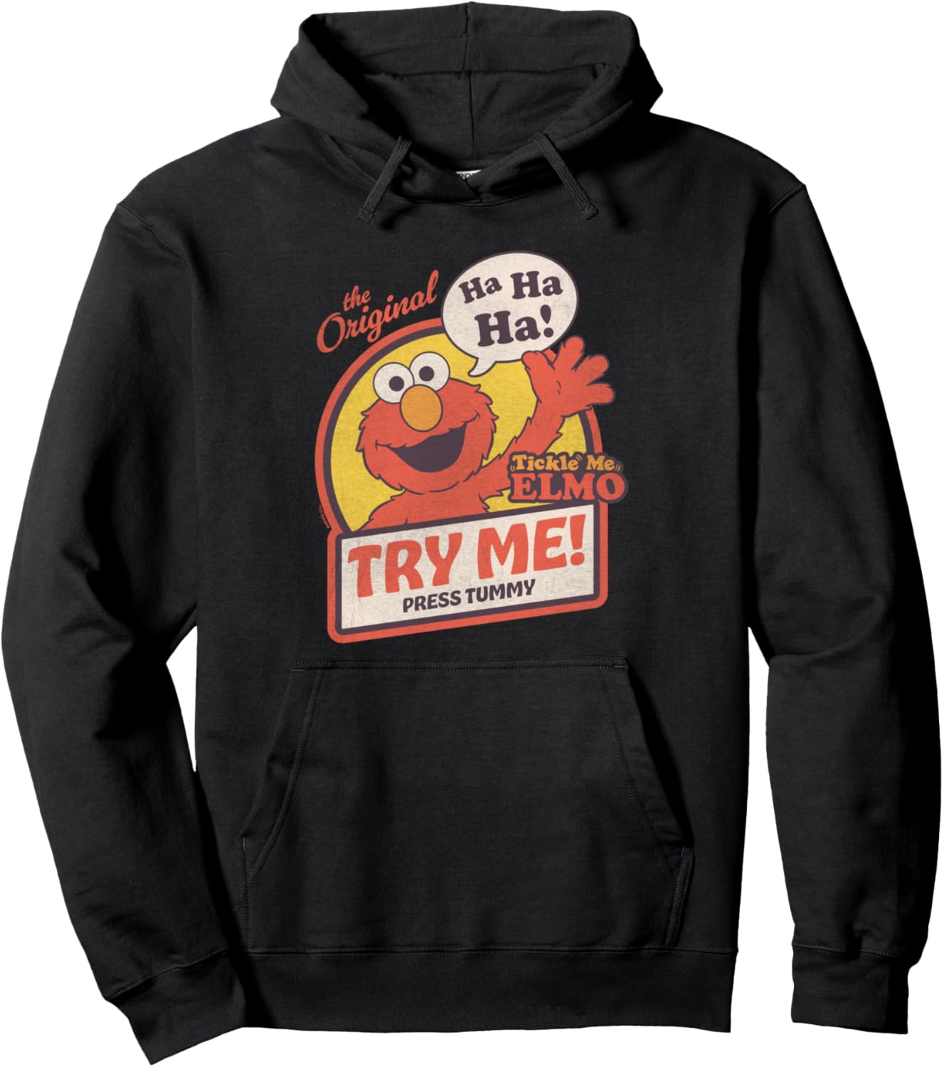 

Худи Sesame Street Tickle Me Elmo Try Me, черный