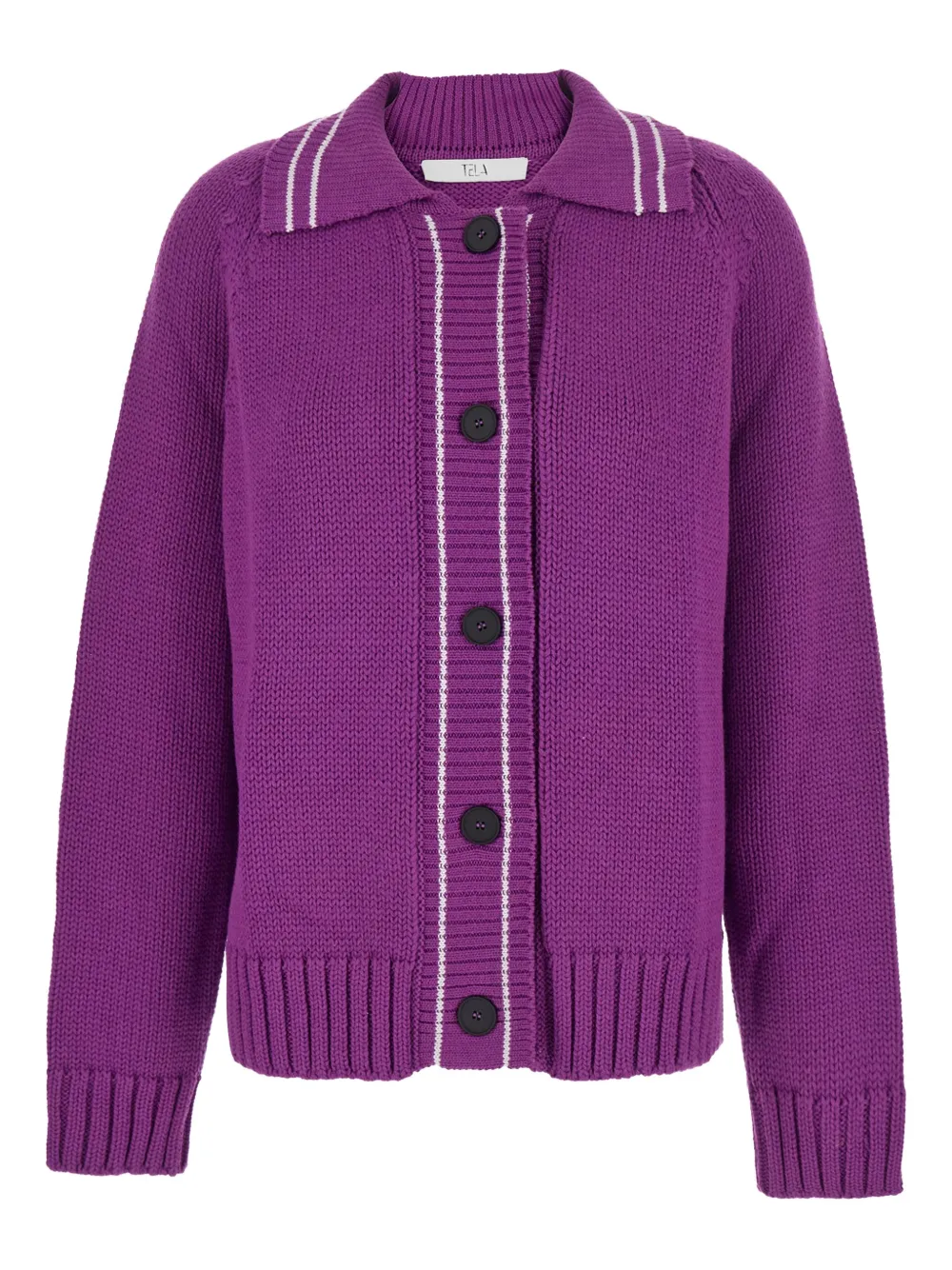 

Кардиган на пуговицах Tela, фиолетовый