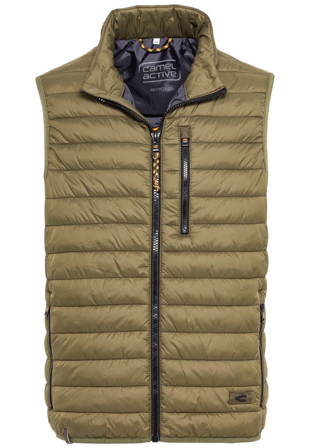 

Утепленный жилет Camel Active aus recyceltem Polyester, цвет Oliv Braun, Коричневый, Утепленный жилет Camel Active aus recyceltem Polyester, цвет Oliv Braun
