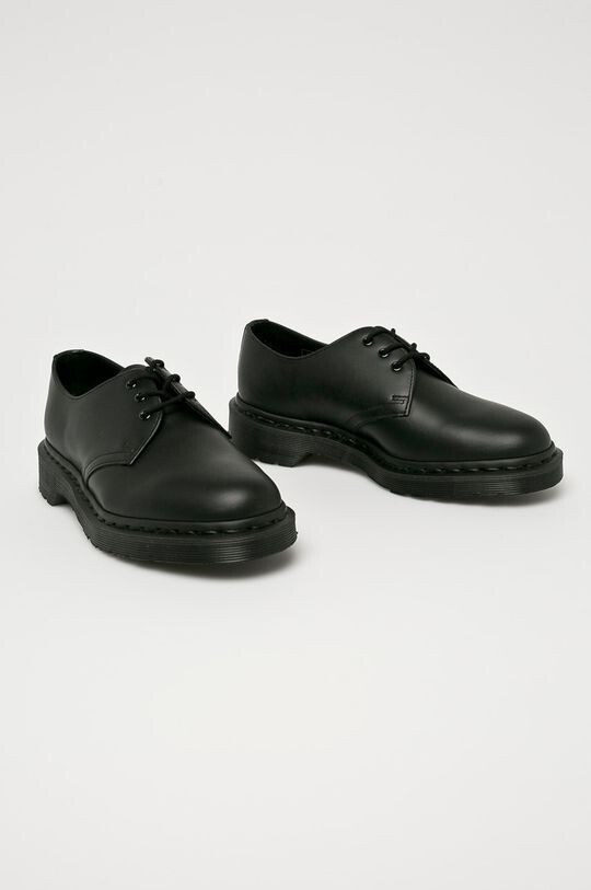 Ботинки мужские Dr. Martens из натуральной кожи, черный — фото 2