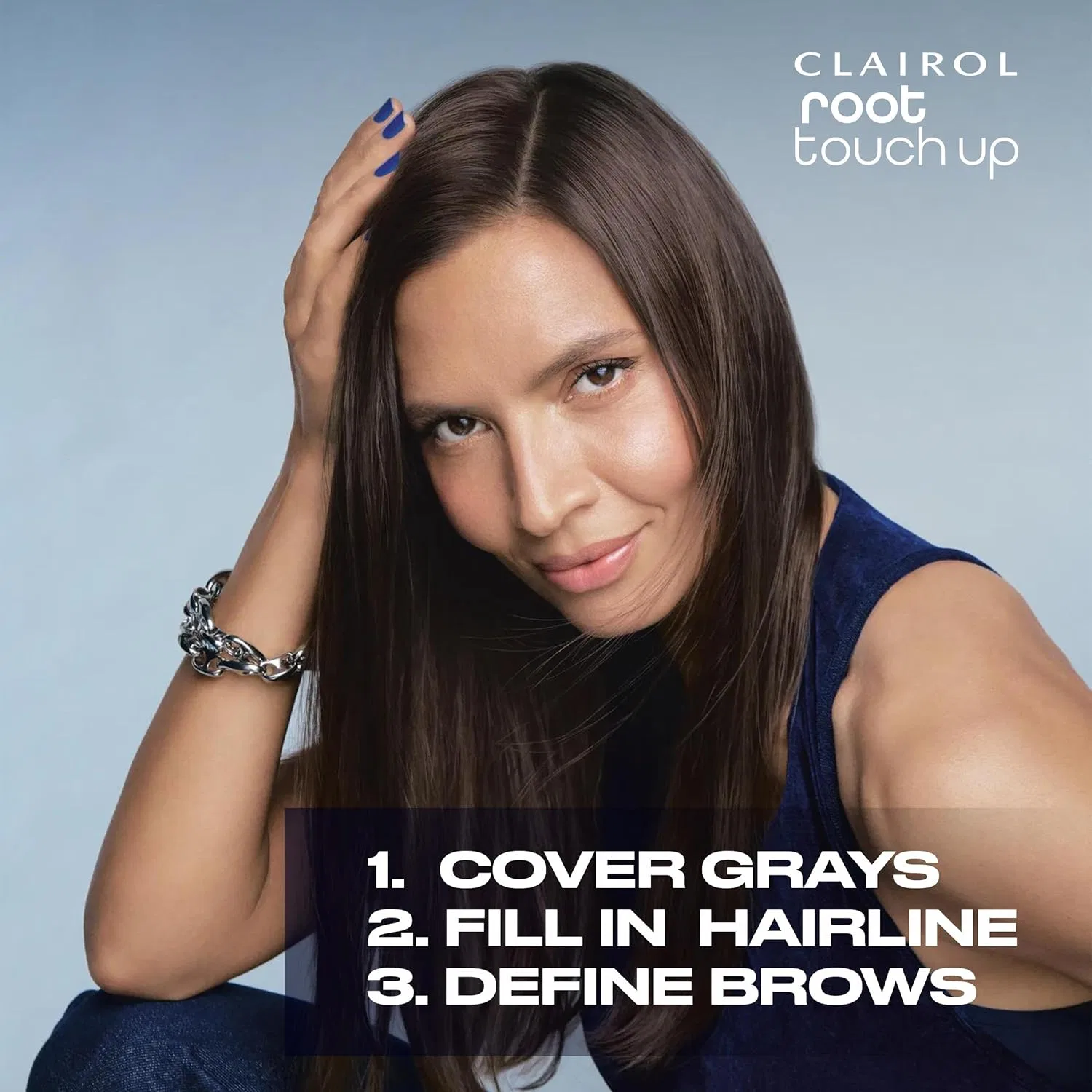 Временная пудра для маскировки седины «Root Touch-Up» от Clairol Clairol, Light Brown — фото 4