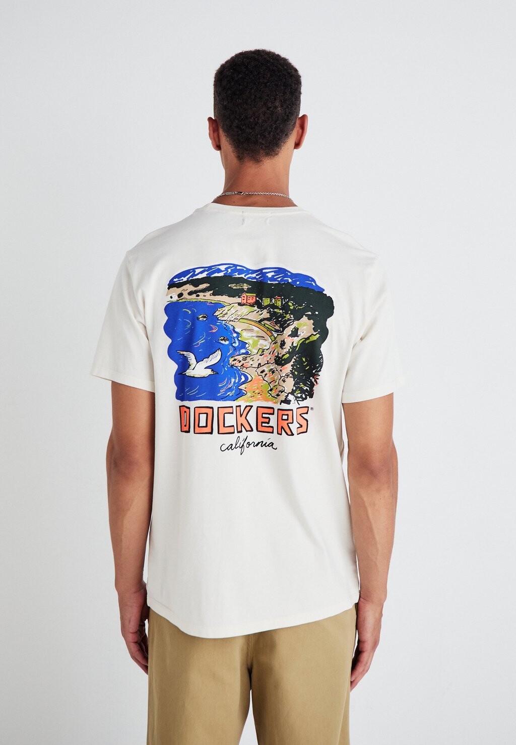 

Футболки с принтом LOGO TEE DOCKERS, цвет Dockers Seacliff Gra