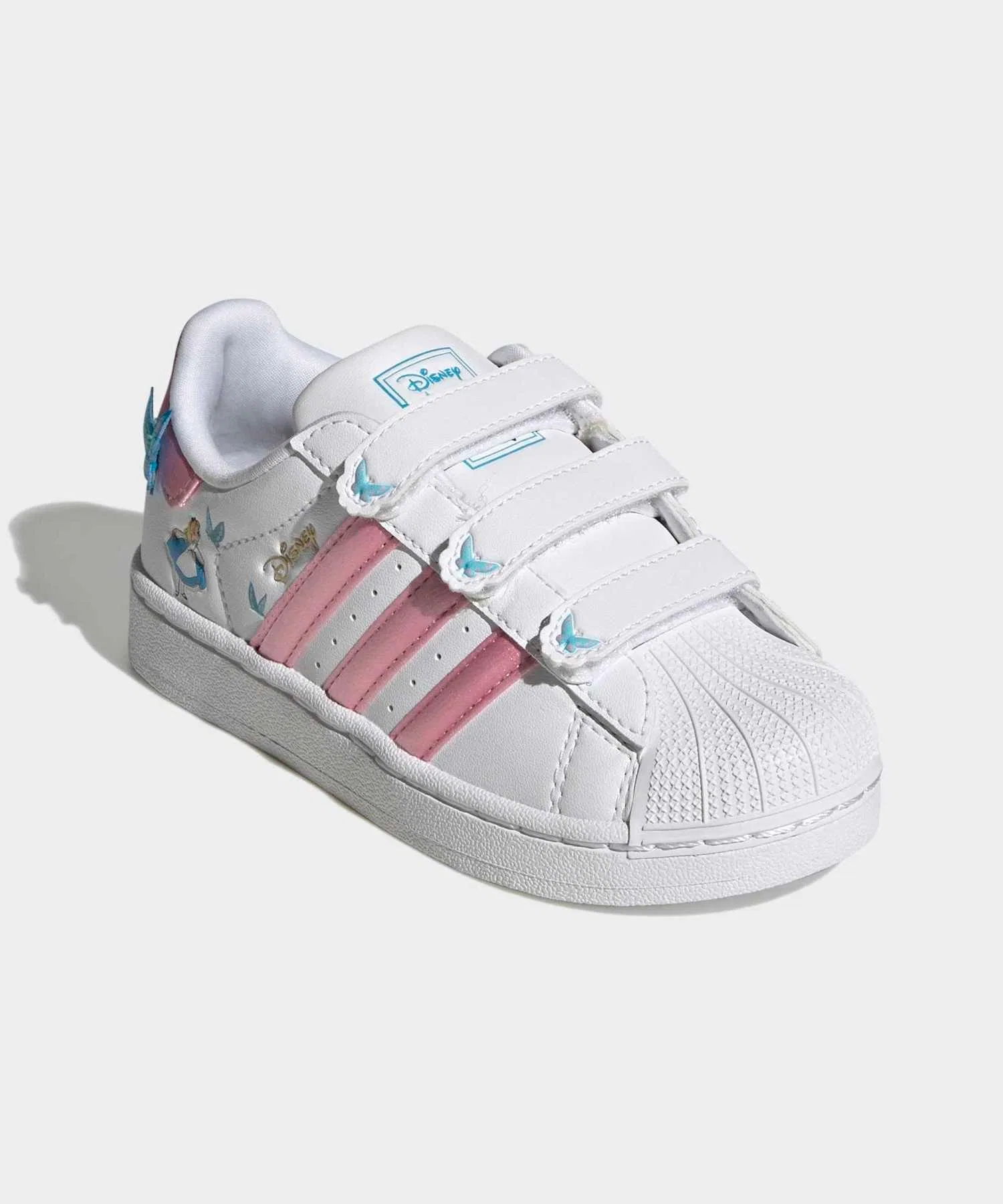 Детские кроссовки Adidas Disney Superstar II Comfort Closure белые — фото 4