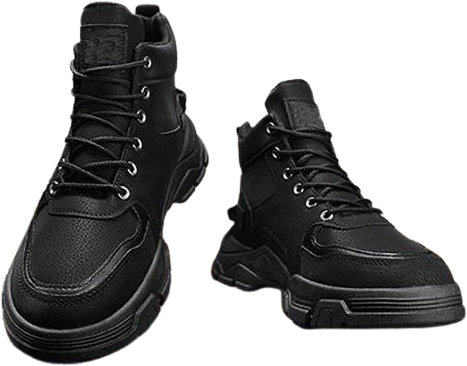 

Мужские ботинки, легкая защитная обувь для мужчин, нескользящие водонепроницаемые ботинки с композитным носком для строительства и походов Generic, черный