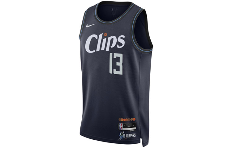 

Nike Баскетбольная майка LA Clippers, мужская, черно-серая