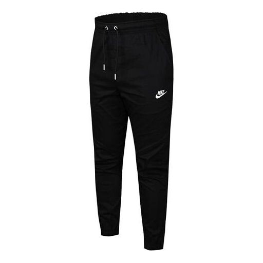 

Брюки logo cozy lacing casual sports pants black Nike, черный