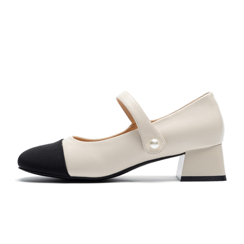 

Туфли Мэри Джейн женские Zhr, цвет Apricot Black