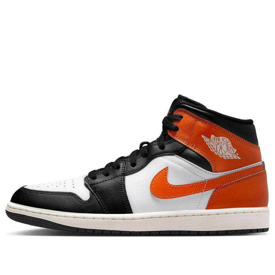 

Кроссовки Air Jordan 1 Mid 'Black Toe Starfish', черный