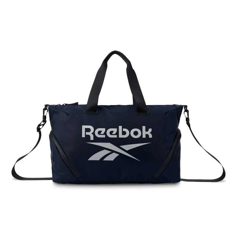 

Reebok Сумка через плечо из ткани, сумка через плечо, портативная спортивная сумка, обычная, унисекс, черная/темно-синяя/серо-зеленая