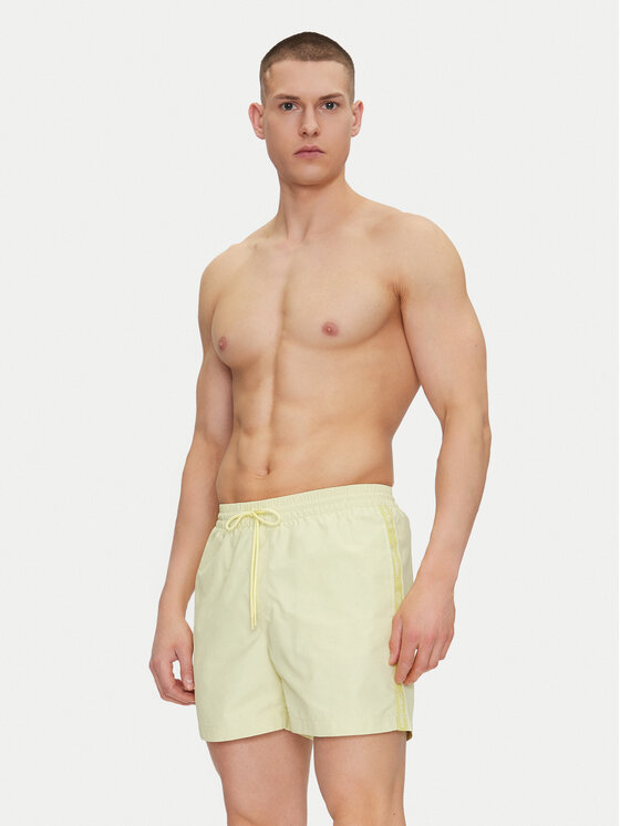 Плавки-Шорты обычного кроя KM0KM01109 Calvin Klein Swimwear, желтый — фото 2