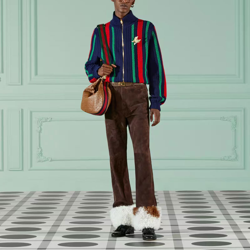 Бейсбольная майка Gucci мужская, многоцветная, Multicolor — фото 2