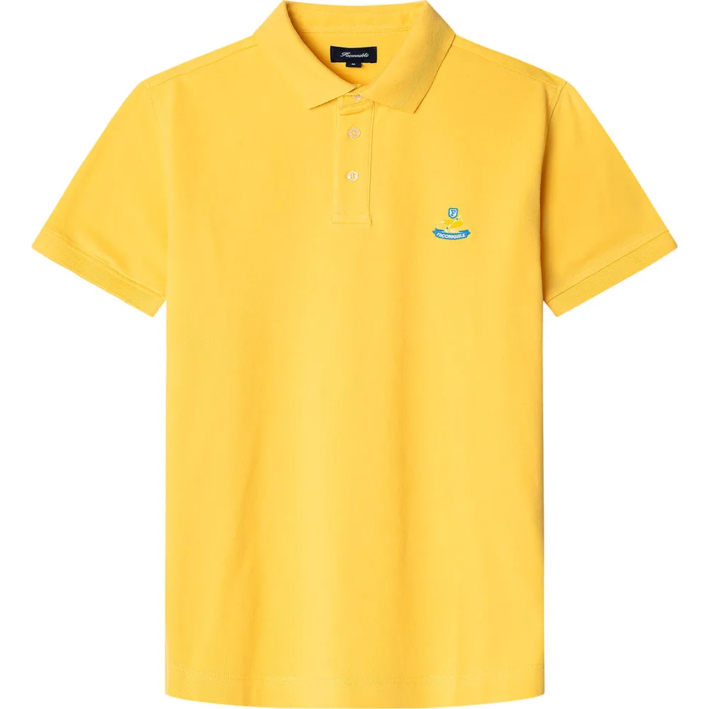 

Поло с коротким рукавом Façonnable Birdie Pima Piq, желтый