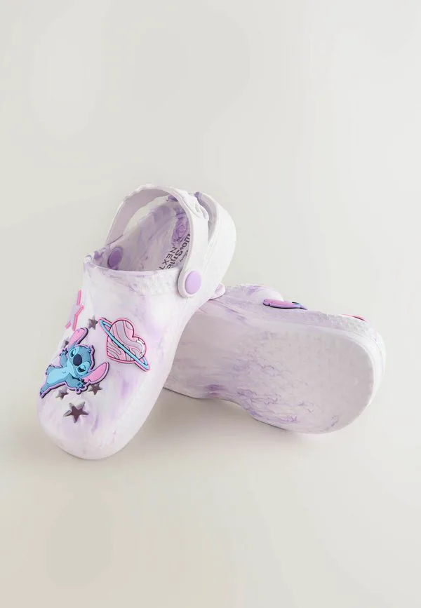 Шлепанцы для бассейна lilo & stitch стандартного размера Next, Lilac Purple Marble — фото 3