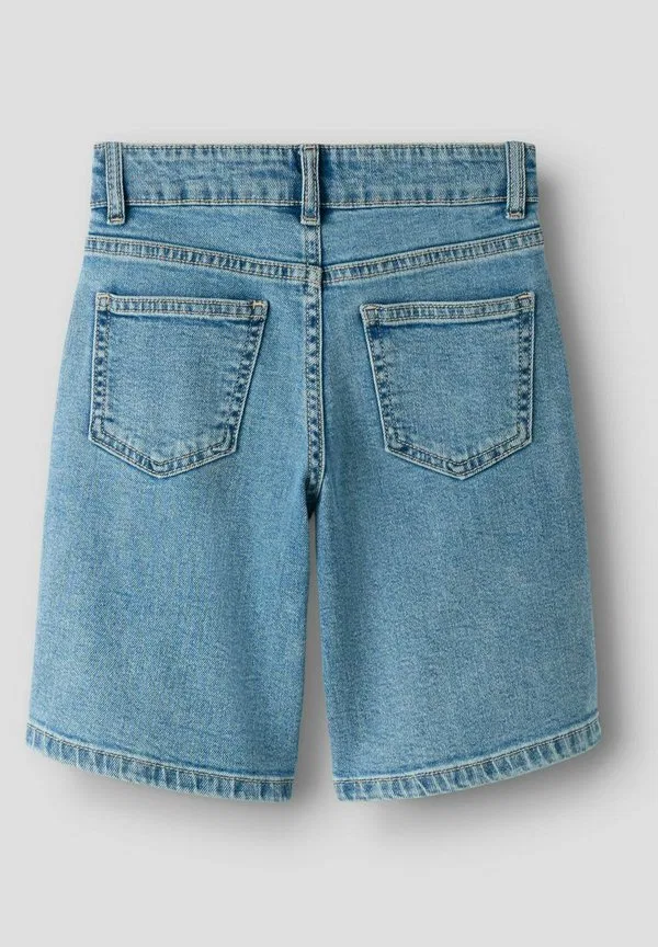 Джинсовые шорты jeansshorts со стразами Name It, Medium Blue Denim — фото 2