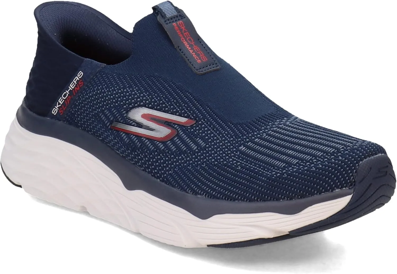 Мужские слипоны Skechers Performance Max Cushioning-Advantageous, темно-синий — фото 4
