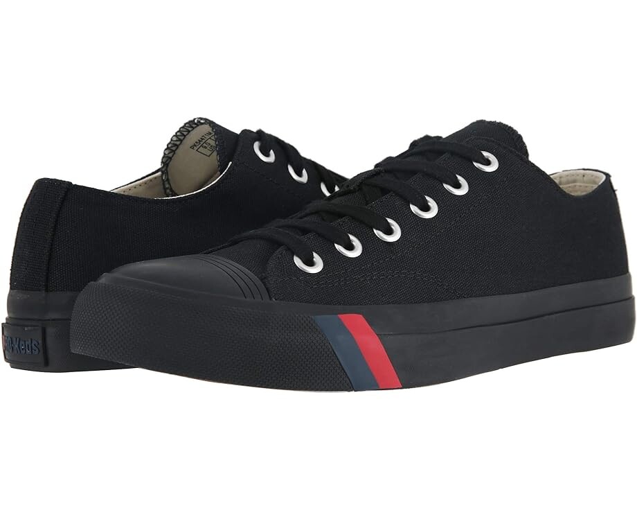 

Кроссовки Pro-Keds Royal Lo Lace Up, цвет Black/Black