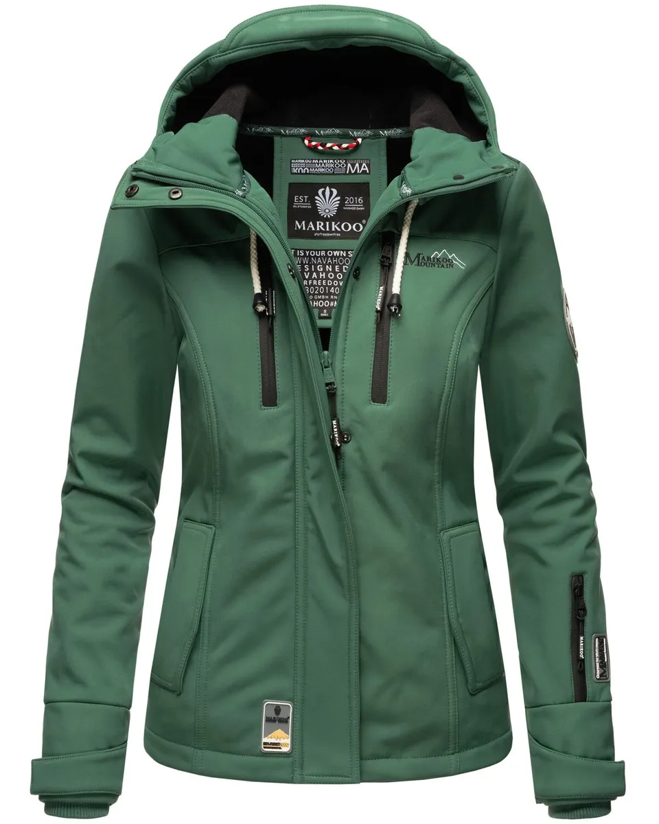 

Куртка Marikoo Softshell "Little Zicke", спортивная функциональная куртка, зеленый