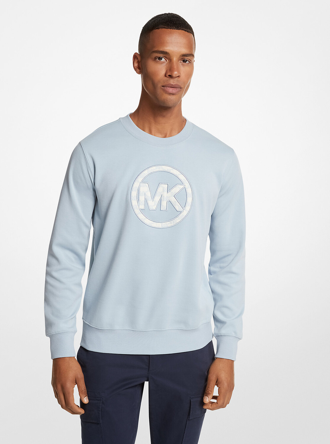 

Толстовка из хлопковой смеси с логотипом и подвеской Michael Kors