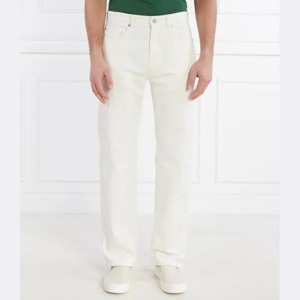 

Джинсы прямого кроя Lacoste, белый
