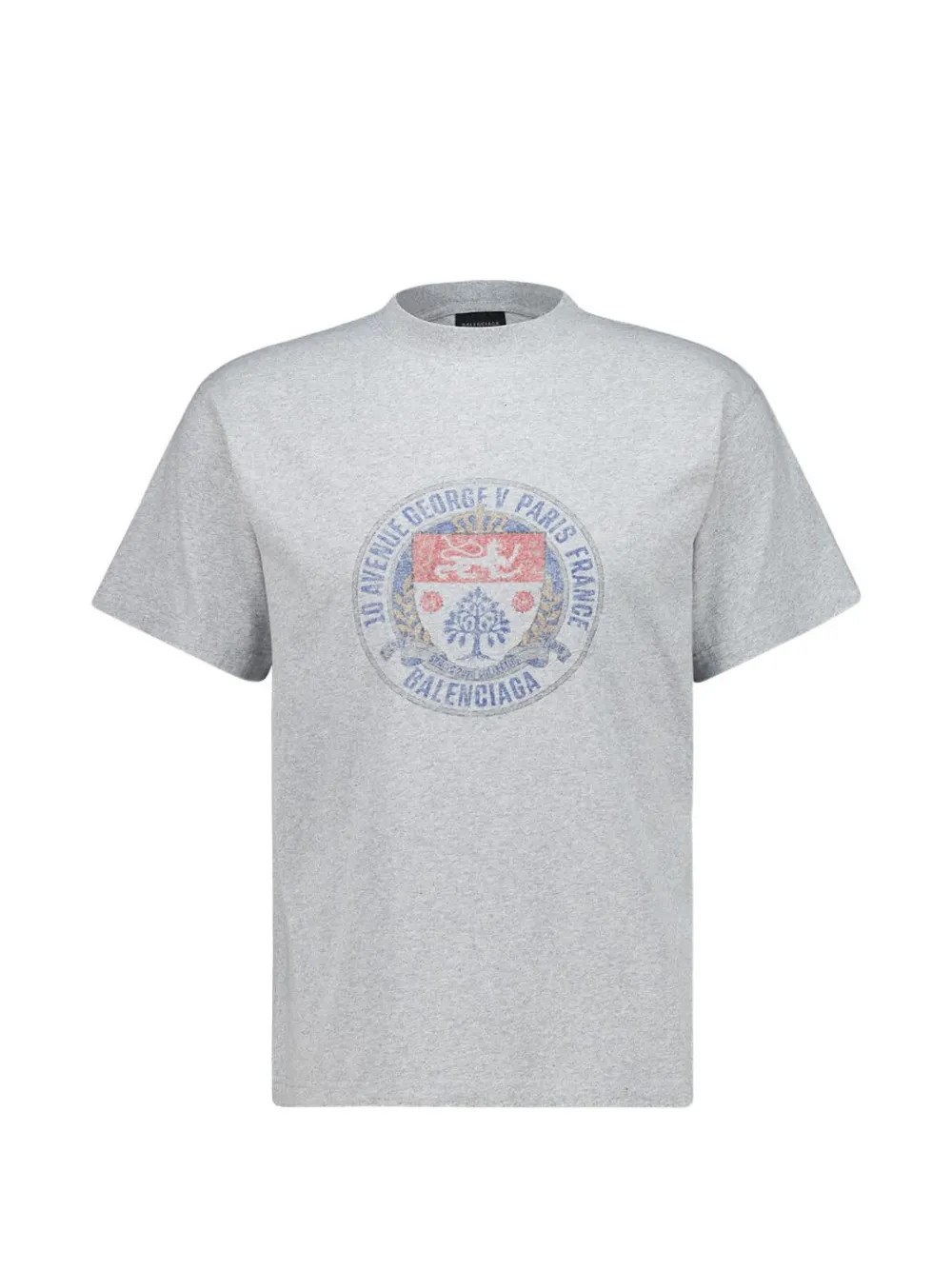 

Футболка с принтом BALENCIAGA, серый