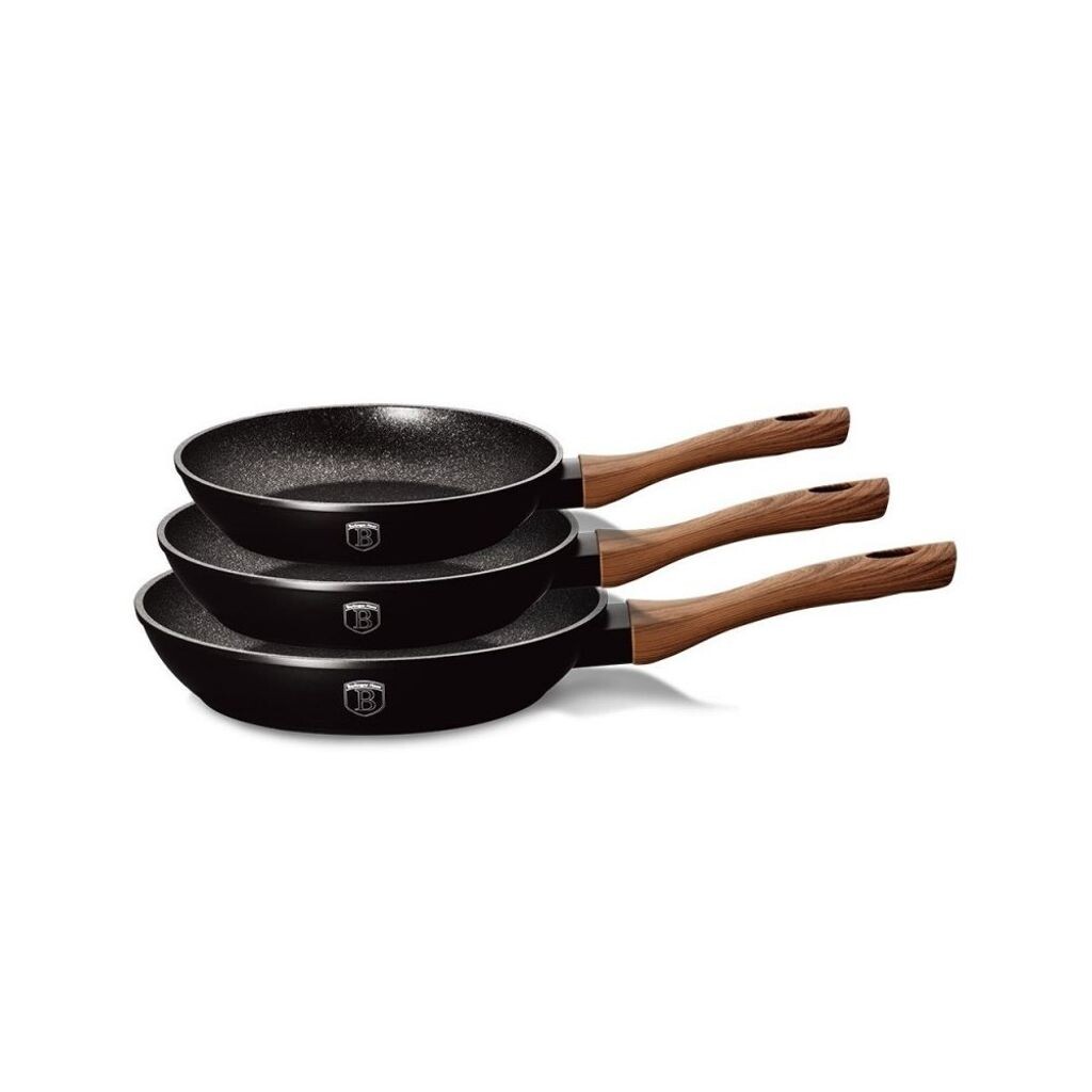 

Набор Berlinger Haus с 3 гранитными сковородками Ebony Rosewood 12573 BerlingerHaus