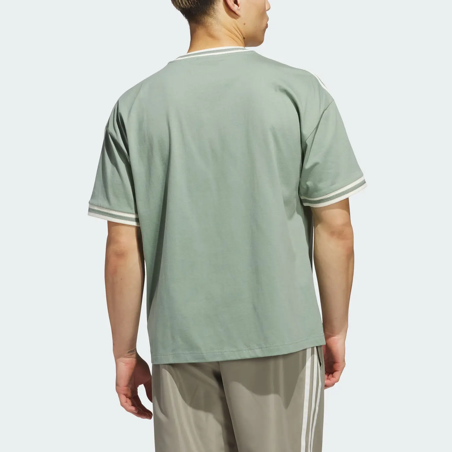 Футболка Hyc унисекс Adidas Originals, зеленый — фото 4