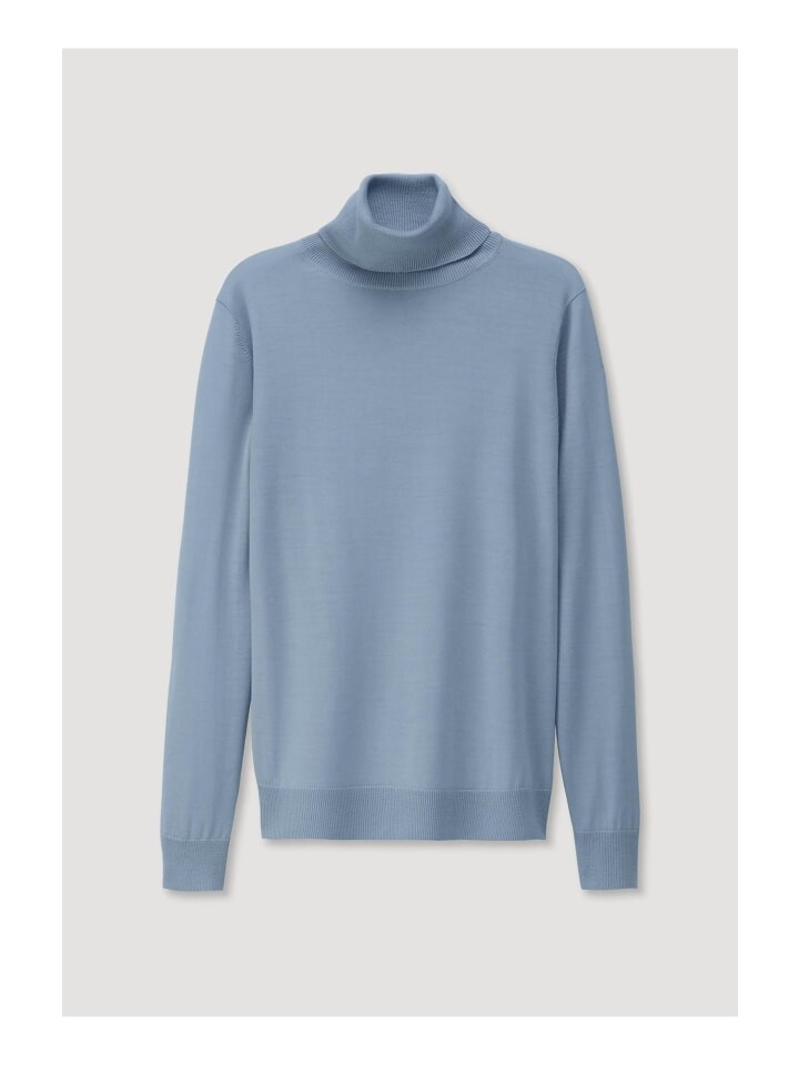 

Пуловер Hessnatur Rollkragen Regular, цвет helles jeansblau