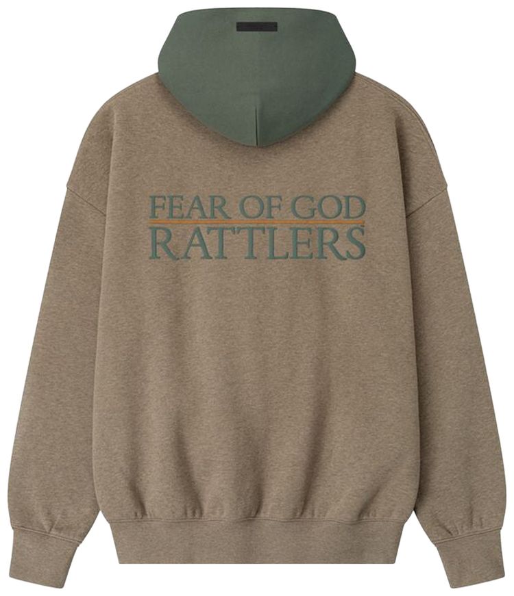 Худи Fear of God Essentials Famu Sport, коричневый — фото 2