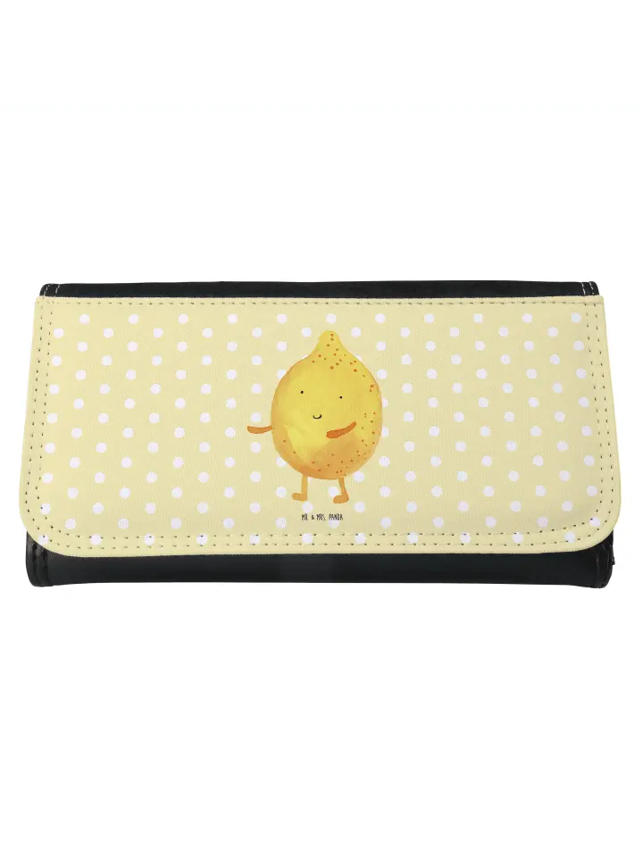 

Портмоне Mr & Mrs Panda Damen Beste Freunde Zitrone ohne S, пастельно-желтый