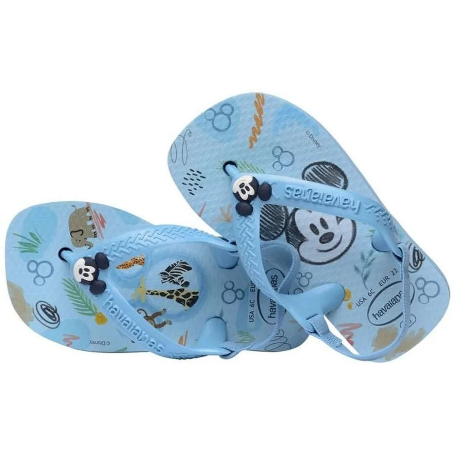 Детские сандалии Havaianas Disney Classics с Микки, лавандовый — фото 3