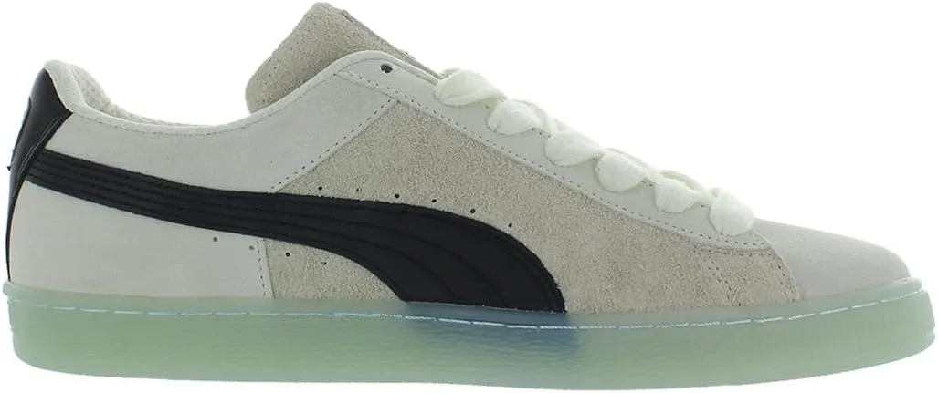 Мужские кроссовки Puma Suede Classic +, белый/черный/синий/бежевый — фото 2