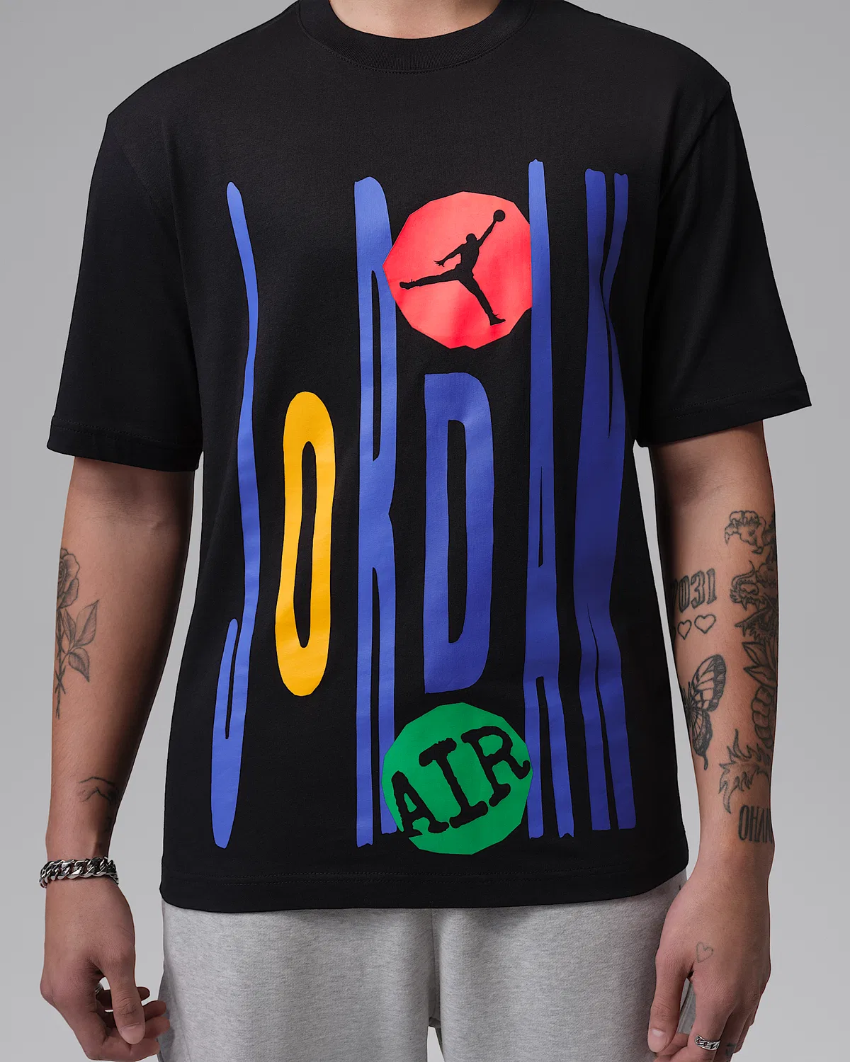Мужская футболка Jordan, Black — фото 4