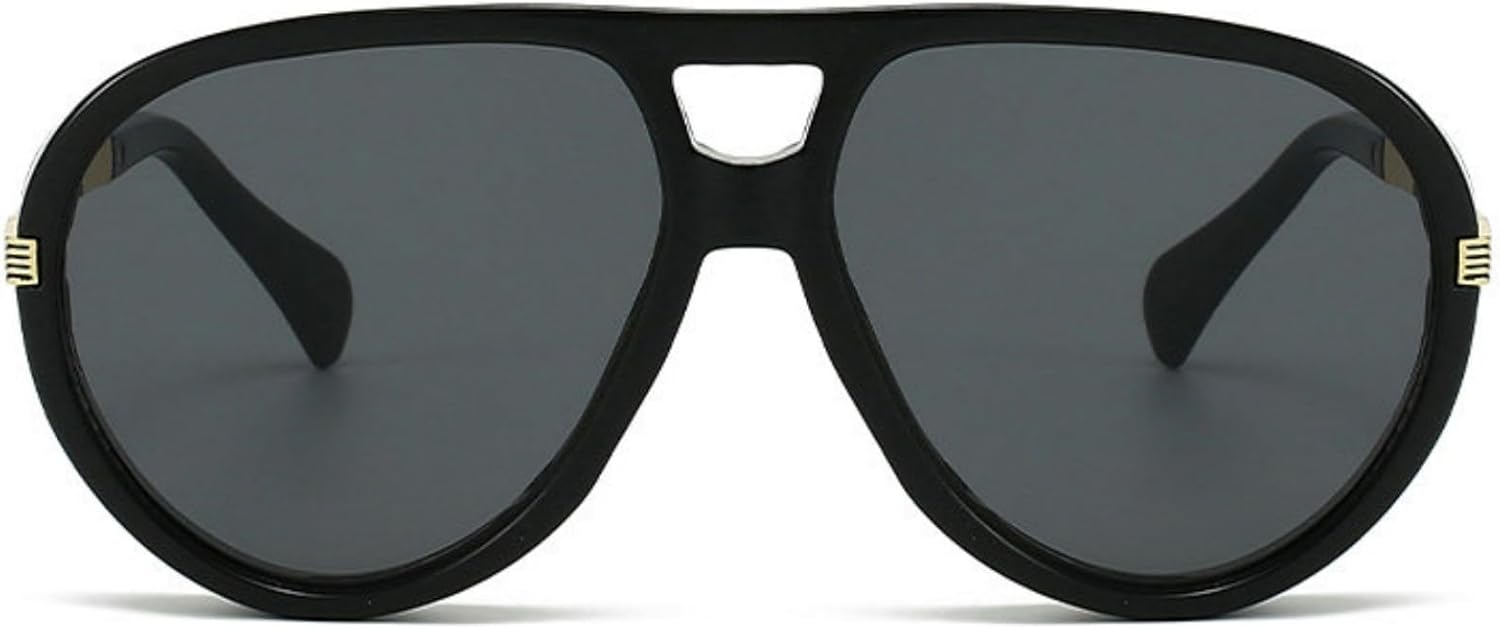 

Солнцезащитные очки Willochra Retro Pilot для женщин, модель 2026, стильные, классические, в винтажном стиле 70-х, с защитой от УФ-излучения UV400 и двойной перемычкой, C1