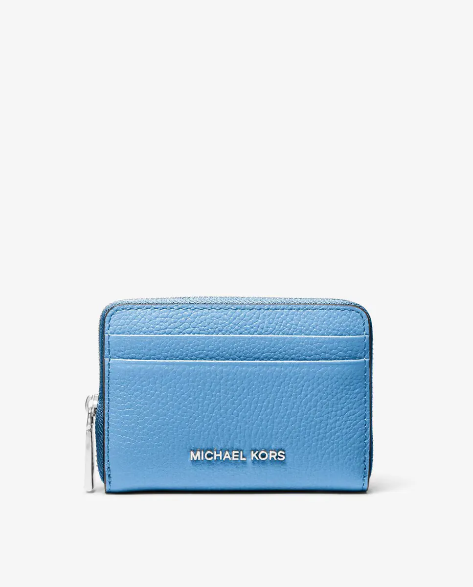 

Женский кошелек Jet Set из зернистой кожи Michael Michael Kors, светло-голубой