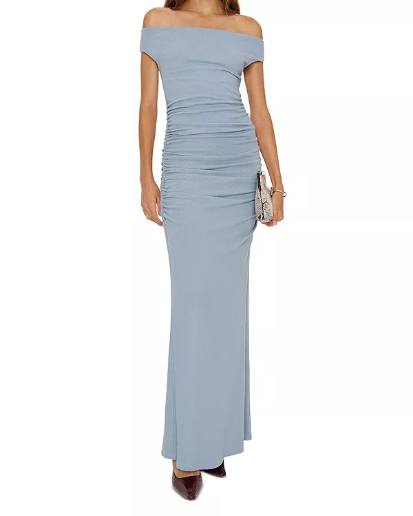 

Вязаное платье Миллер Reformation, синий