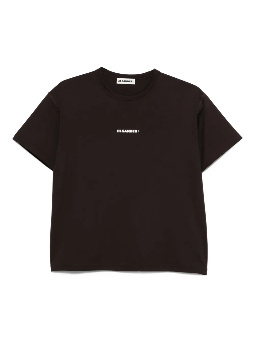 

Футболка с логотипом JIL SANDER+, коричневый