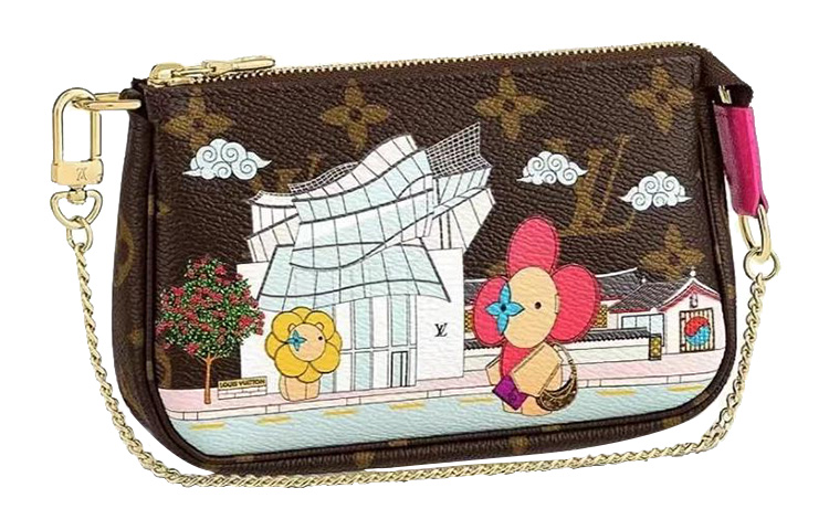 

LOUIS VUITTON Сумка кросс-боди на цепочке мини женская коричневая